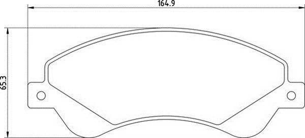 MAGNETI MARELLI stabdžių trinkelių rinkinys, diskinis stabdys 363710201641